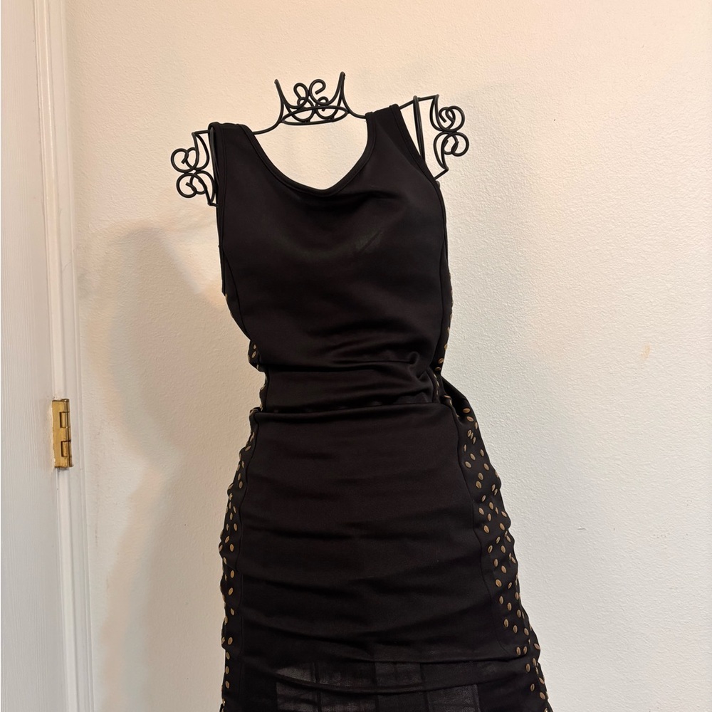 Elegant Black Mini Dress